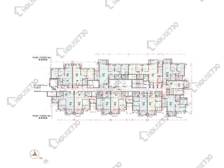 柏瓏 平面圖 柏瓏 1A期 柏瓏 I 3座 2-3,5-12,15-18,19樓 樓層平面圖 - House730