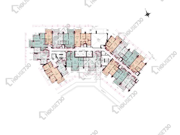 One Innovale 平面圖 One Innovale 3期 D座 1樓 樓層平面圖 - House730