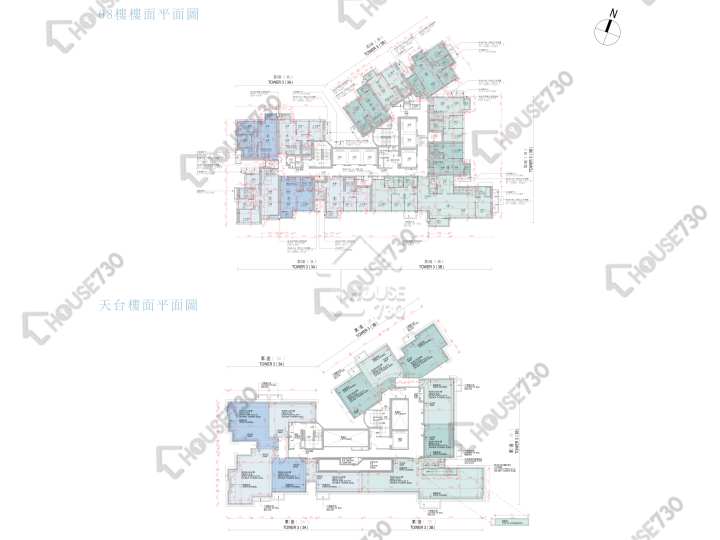 日出康城 平面圖 日出康城 9期A Marini 3座 (3A) 68樓 樓層平面圖 - House730