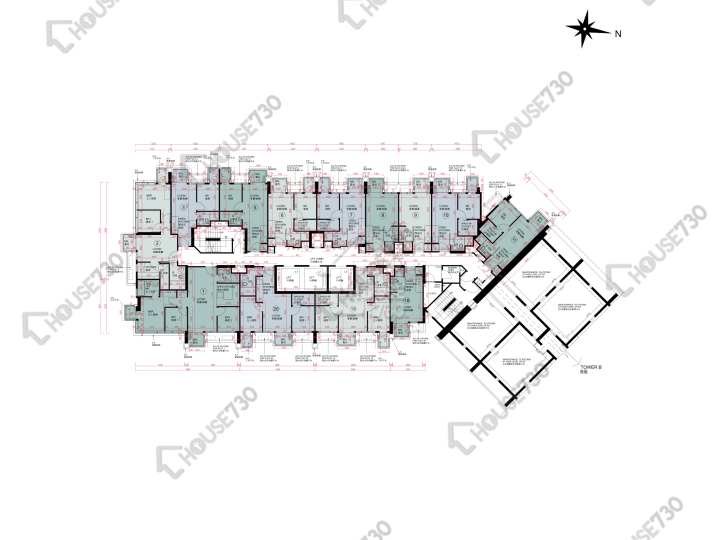 One Innovale 平面圖 One Innovale 1期 A座 8樓 樓層平面圖 - House730