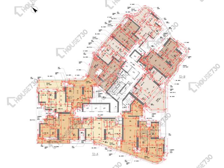 日出康城 平面圖 日出康城 10期 LP10 2座 (2A) 1樓 樓層平面圖 - House730