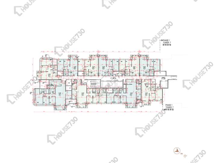 柏瓏 平面圖 柏瓏 1B期 柏瓏 II 8座 1樓 樓層平面圖 - House730