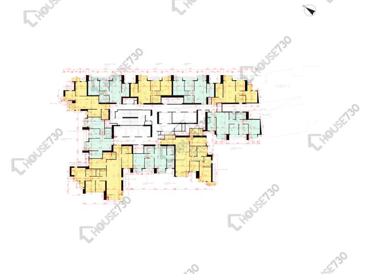 日出康城 平面圖 日出康城 6期 LP6 1座 25-33,35-39,40樓 樓層平面圖 - House730