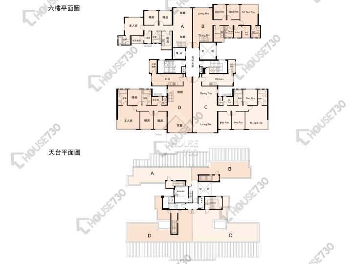 金閣豪園 平面圖 金閣豪園 10座 6樓 樓層平面圖 - House730