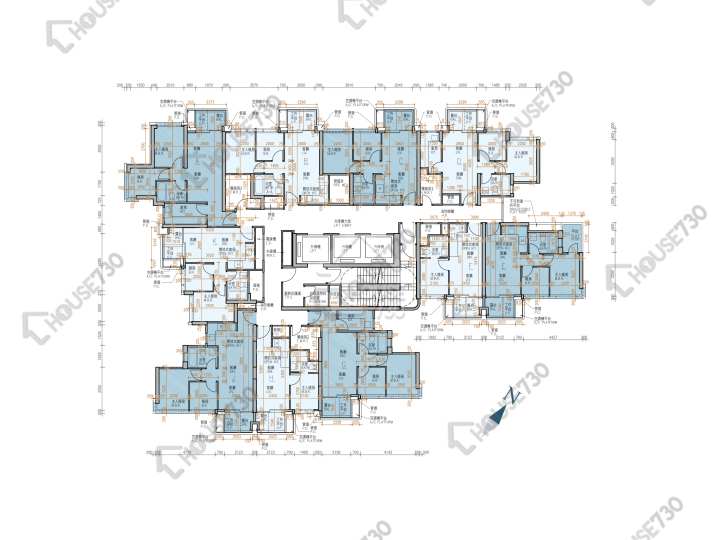 Koko Hills 平面圖 Koko Hills 3B期 Koko Mare 9座 3樓 樓層平面圖 - House730