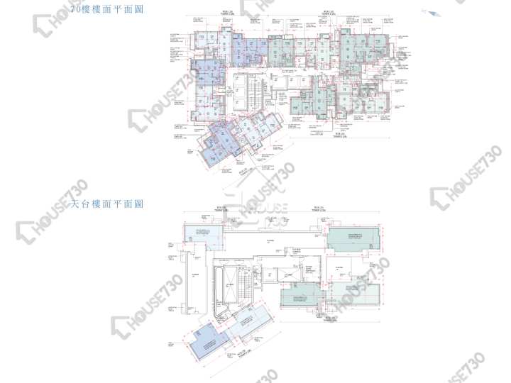 日出康城 平面圖 日出康城 7期A Montara 2座 (2A) 70樓 樓層平面圖 - House730