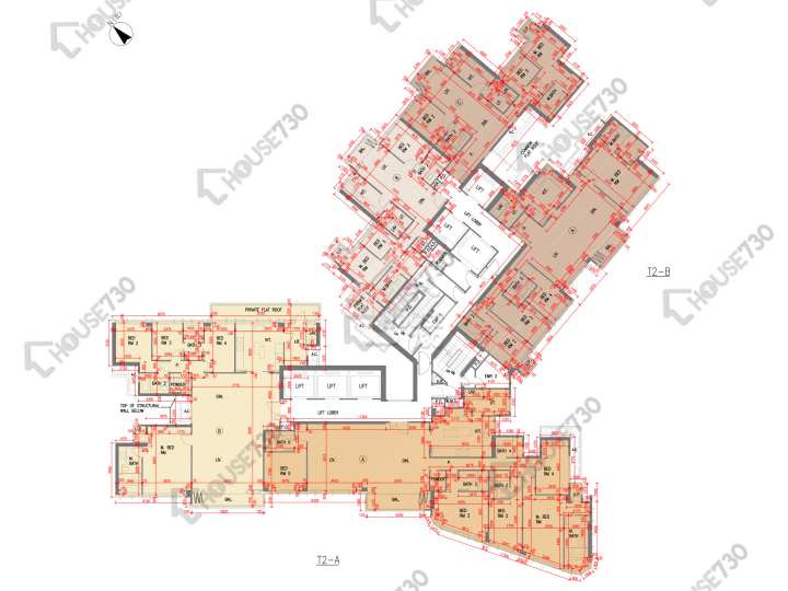 日出康城 平面圖 日出康城 10期 LP10 2座 (2A) 52樓 樓層平面圖 - House730