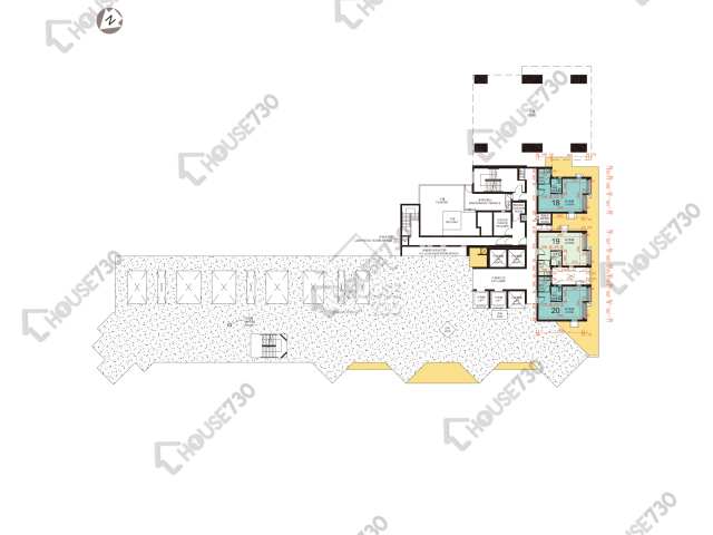 凱德苑 平面圖 凱德苑 1樓 樓層平面圖 - House730