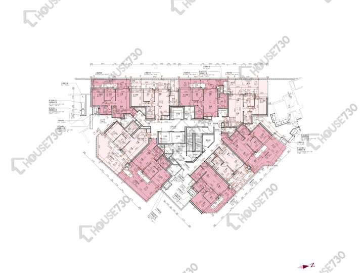 Koko Hills 平面圖 Koko Hills 3A期 Koko Rosso 7座 1樓 樓層平面圖 - House730