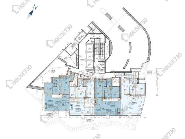 Koko Hills 平面圖 Koko Hills 3B期 Koko Mare 8座 1樓 樓層平面圖 - House730