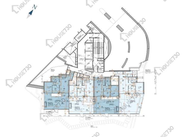 Koko Hills 平面圖 Koko Hills 3B期 Koko Mare 8座 1樓 樓層平面圖 - House730