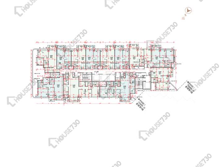 柏瓏 平面圖 柏瓏 1B期 柏瓏 II 1座 1樓 樓層平面圖 - House730