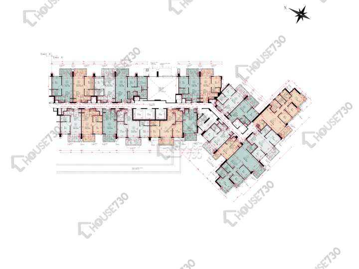 One Innovale 平面圖 One Innovale 3期 E座 1樓 樓層平面圖 - House730