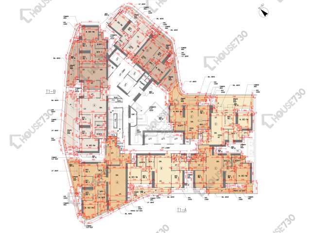 日出康城 平面圖 日出康城 10期 LP10 1座 (1A) 1樓 樓層平面圖 - House730