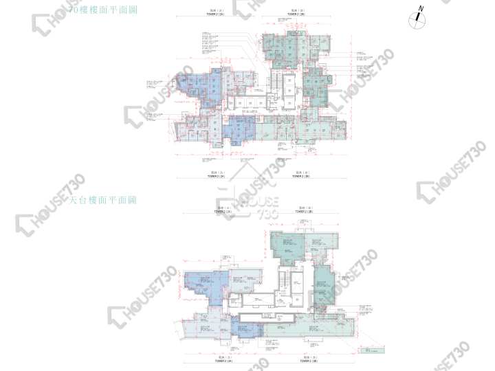 日出康城 平面圖 日出康城 9期B Grand Marini 2座 (2A) 70樓 樓層平面圖 - House730