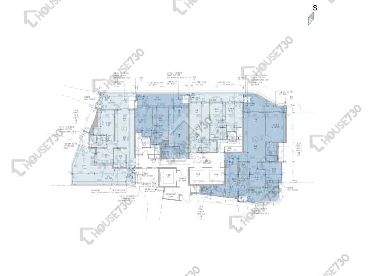 維港滙 平面圖 維港滙 1期 3A座 2樓 樓層平面圖 - House730