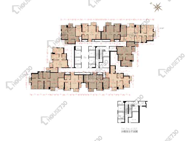 瓏門 平面圖 瓏門 2期 6座 8-12,15-17,18樓 樓層平面圖 - House730