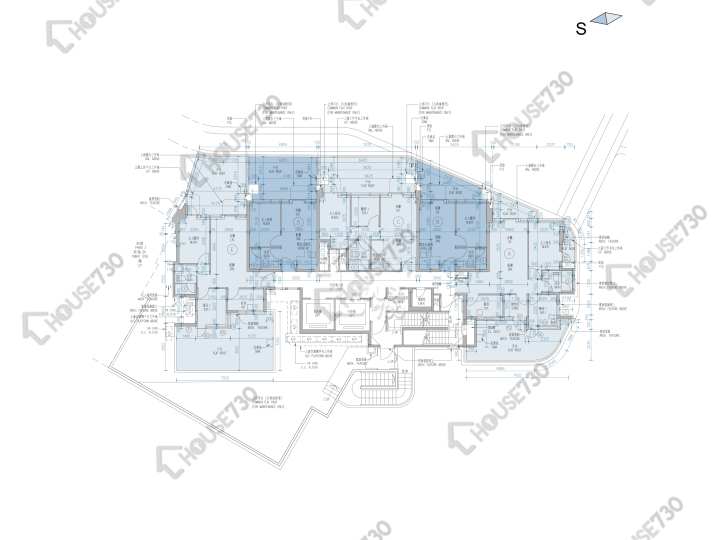 維港滙 平面圖 維港滙 3期 2座 1樓 樓層平面圖 - House730