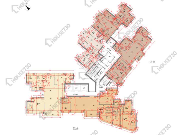 日出康城 平面圖 日出康城 10期 LP10 2座 (2A) 53,55-56,57樓 樓層平面圖 - House730