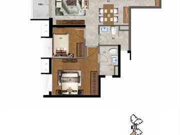 凱德雙橋新作 雲舒(104㎡)戶型圖 - House730