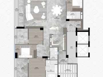 越秀濱江樾 四房兩廳叁衛 - House730