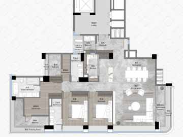 越秀濱江樾 四房兩廳叁衛 - House730