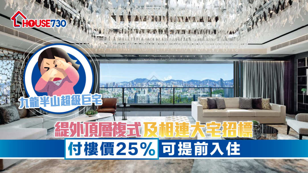 緹外頂層複式及相連大宅招標 付樓價25%可提前入住 - House730