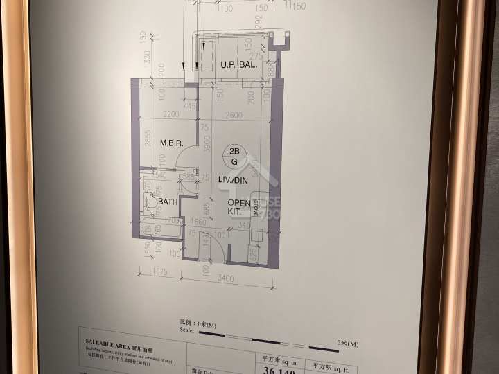 海盈山 第4A期 示範單位 1房清水 18樓G室 - House730