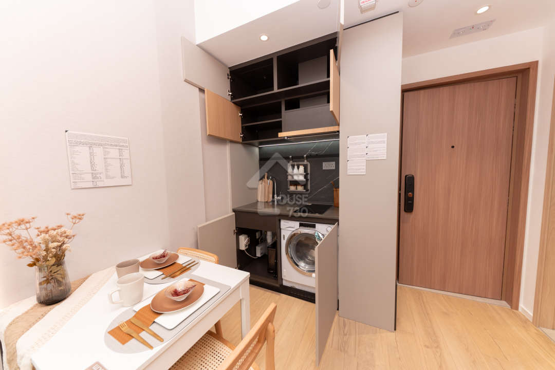 Elize PARK  18樓B室有裝修示範單位開放式廚房