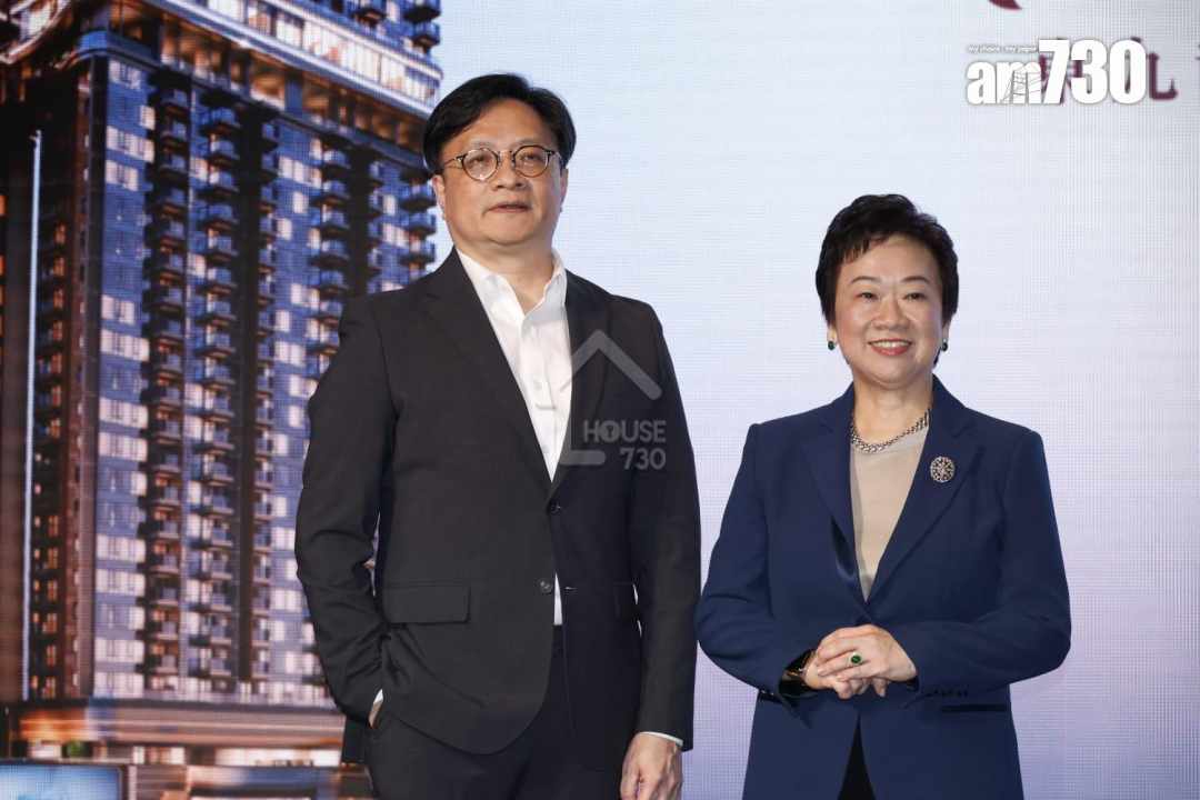 黃浩賢(左)指，「泰峯」落成後，集團旗下新世界物業管理將提供物業管理服務。(資料圖片am730)