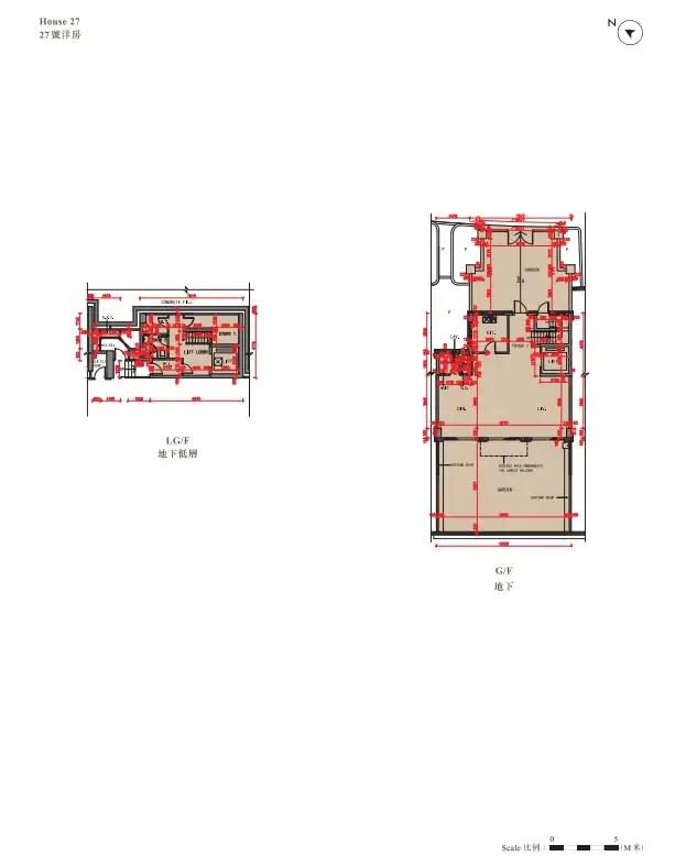 示範單位洋房House 27平面圖