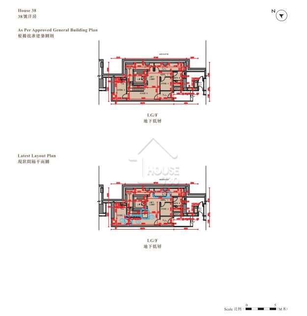 赤柱ONE STANLEY 38號洋房平面圖