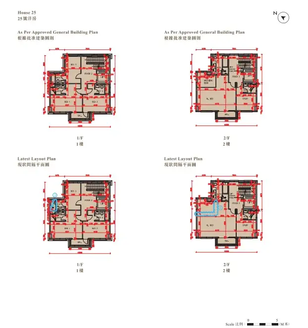 赤柱ONE STANLEY 25號洋房平面圖