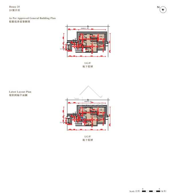 赤柱ONE STANLEY 25號洋房平面圖