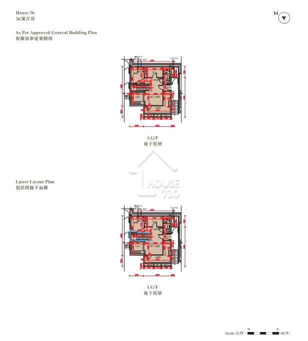 赤柱ONE STANLEY 36號洋房平面圖