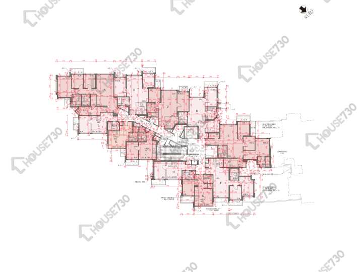 親海駅 平面圖 親海駅 2期 親海駅II 2B座 3樓 樓層平面圖 - House730