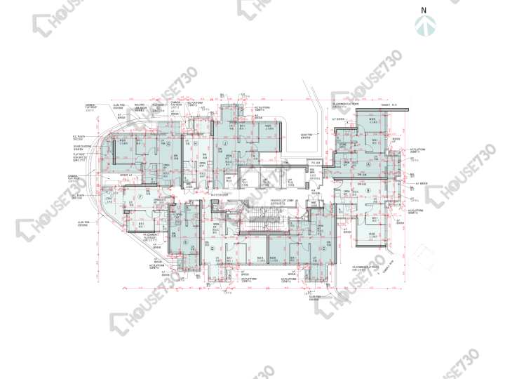 Miami Quay 平面圖 Miami Quay 1期 2座 2樓 樓層平面圖 - House730