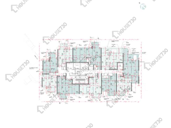 Miami Quay 平面圖 Miami Quay 1期 3座 2樓 樓層平面圖 - House730