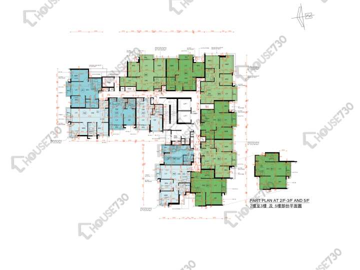 Silicon Hill 平面圖 Silicon Hill University Hill 2B期 優景閣 第3座 2-3,5-12,15樓 樓層平面圖 - House730