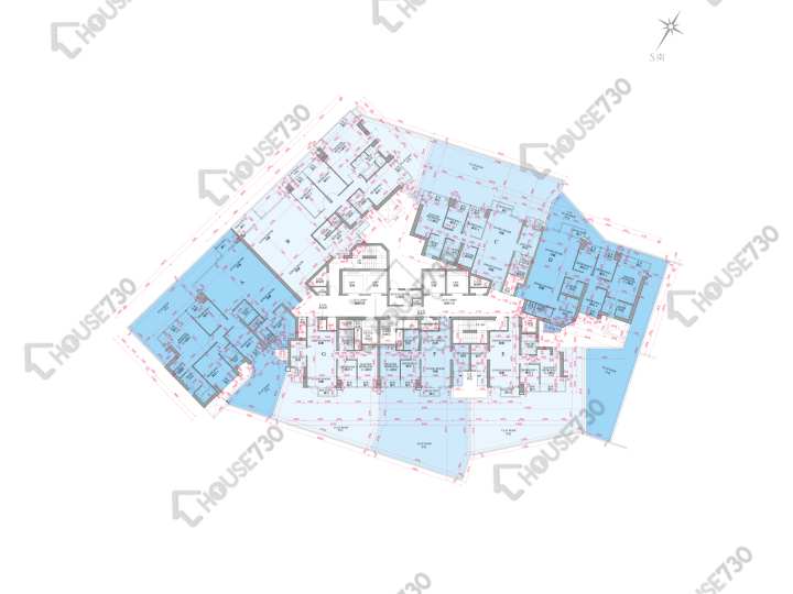 銀湖.天峰 平面圖 銀湖.天峰 1座 5樓 樓層平面圖 - House730