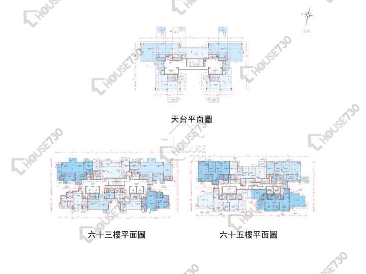 銀湖.天峰 平面圖 銀湖.天峰 3座 63樓 樓層平面圖 - House730