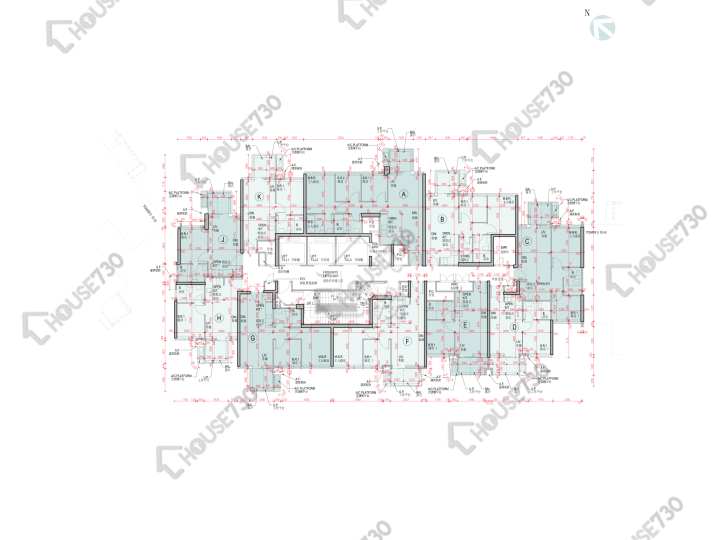 Miami Quay 平面圖 Miami Quay 1期 3座 3,5-12,15-23,25-28,29樓 樓層平面圖 - House730