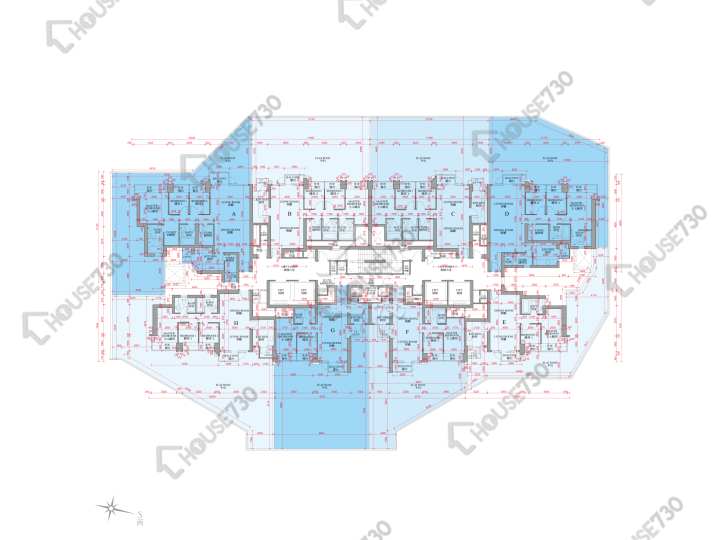 銀湖.天峰 平面圖 銀湖.天峰 7座 5樓 樓層平面圖 - House730