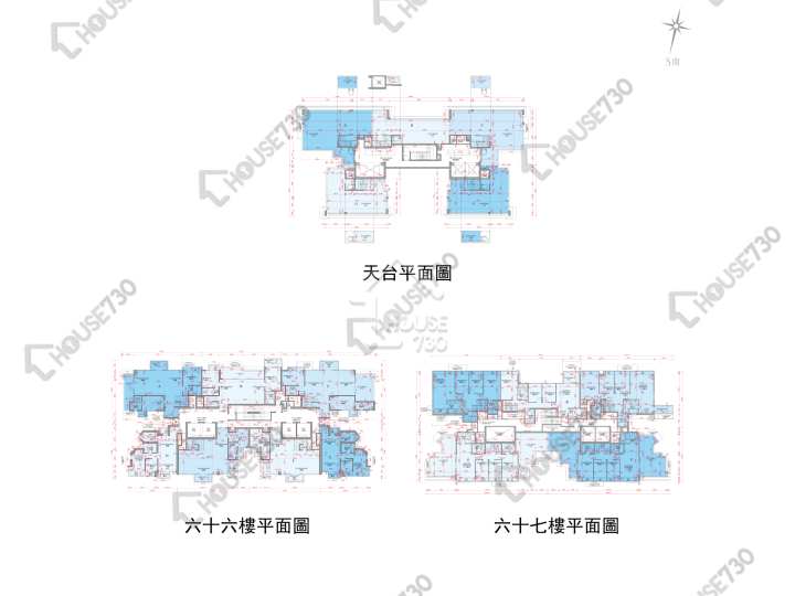 銀湖.天峰 平面圖 銀湖.天峰 5座 66樓 樓層平面圖 - House730
