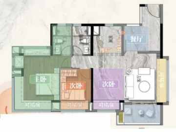 保利招商華發中央公館 89m² - House730