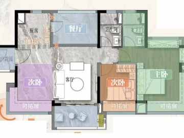 保利招商華發中央公館 92m² - House730