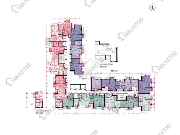 Wetland Seasons Bay 平面圖 Wetland Seasons Bay 1期 5B座 1-3,5-8,9樓 樓層平面圖 - House730