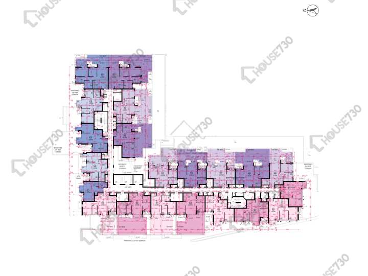 Wetland Seasons Bay 平面圖 Wetland Seasons Bay 3期 6A座 1樓 樓層平面圖 - House730