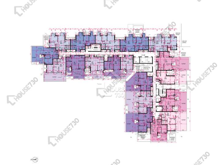 Wetland Seasons Bay 平面圖 Wetland Seasons Bay 3期 6B座 1樓 樓層平面圖 - House730