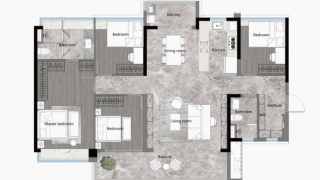 越秀·萬博城 138㎡四房兩廳兩衛 - House730